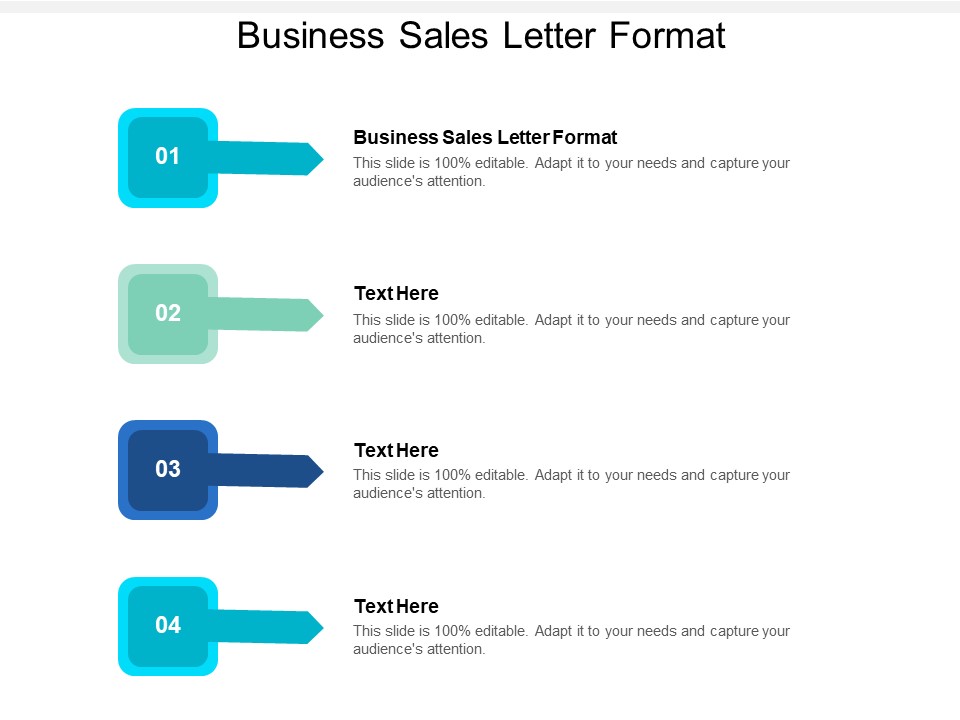 Business Sales Letter Format Ppt PowerPoint Presentation Slides Templates Cpb