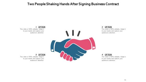 Business Service Contract Briefcase Carrying Shaking Hands Ppt PowerPoint Presentation Complete Deck