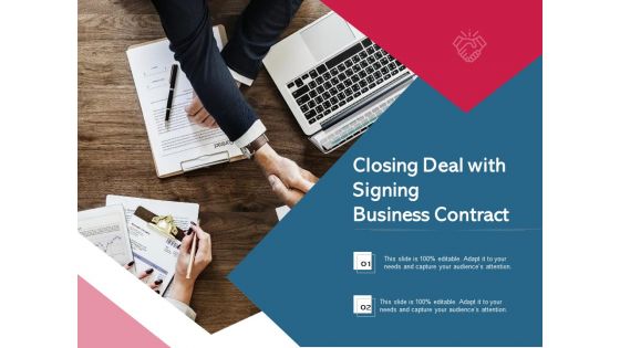 Business Service Contract Briefcase Carrying Shaking Hands Ppt PowerPoint Presentation Complete Deck