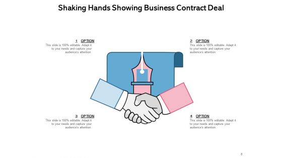 Business Service Contract Briefcase Carrying Shaking Hands Ppt PowerPoint Presentation Complete Deck