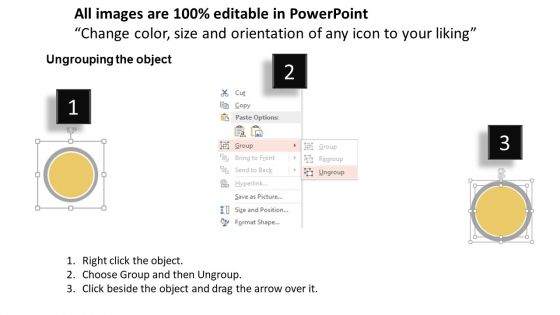 Business Steps In Circular Flow Powerpoint Templates