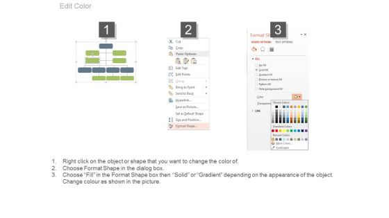Business Steps Process Map Powerpoint Template