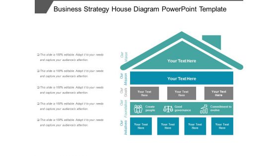 Business Strategy Free PowerPoint Diagram