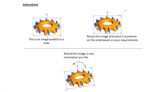 Business Strategy Implementation 3d Team Working Together Basic Concepts