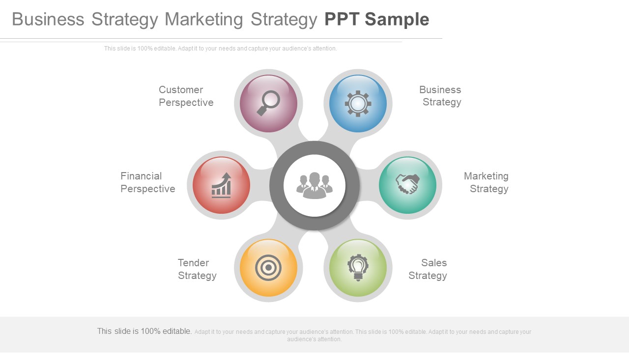 Business Strategy Marketing Strategy Ppt Sample