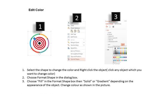 Business Target Infographic Layout Powerpoint Template