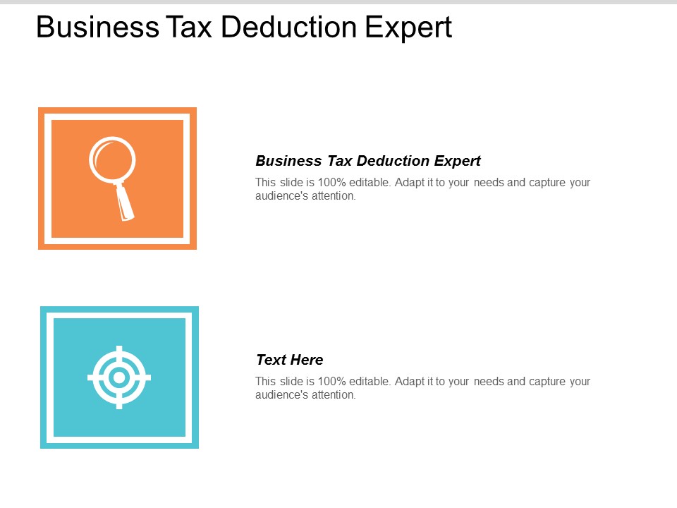 Business Tax Deduction Expert Ppt Powerpoint Presentation Gallery Template