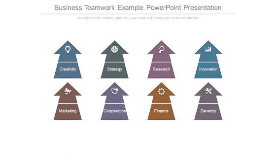 Business Teamwork Example Powerpoint Presentation