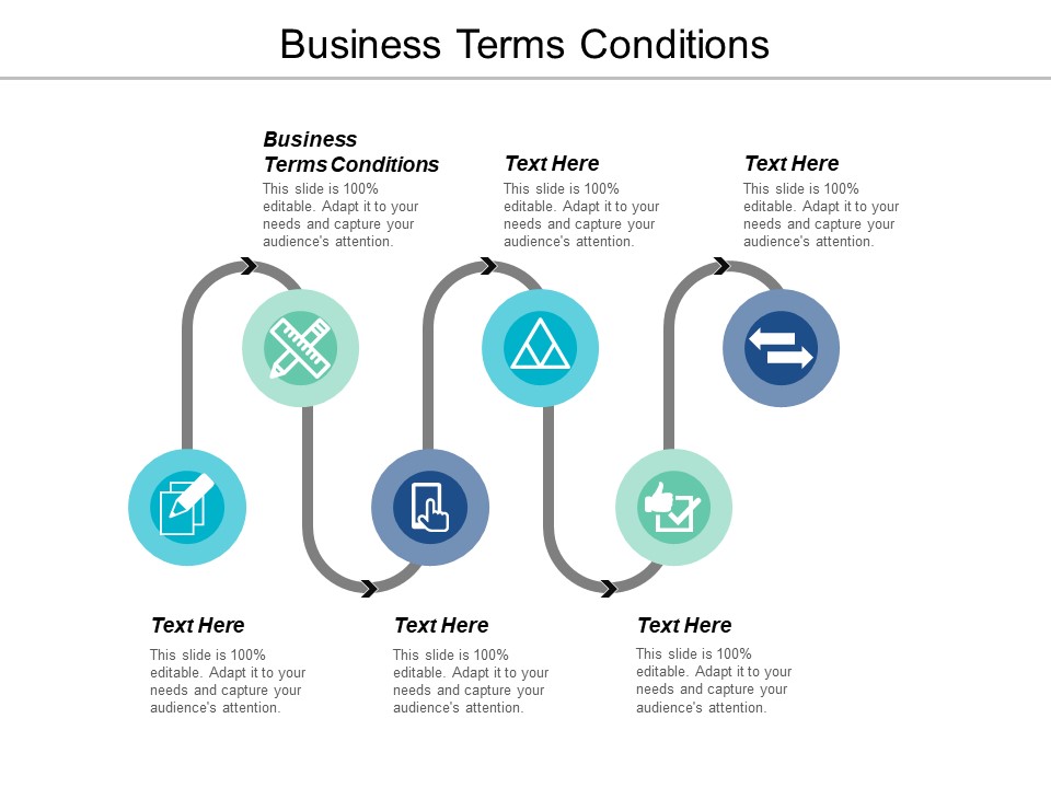 Business Terms Conditions Ppt PowerPoint Presentation Show Gridlines Cpb