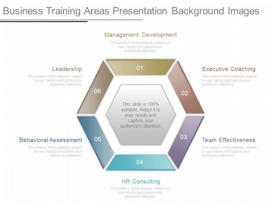 Business Training Areas Presentation Background Images