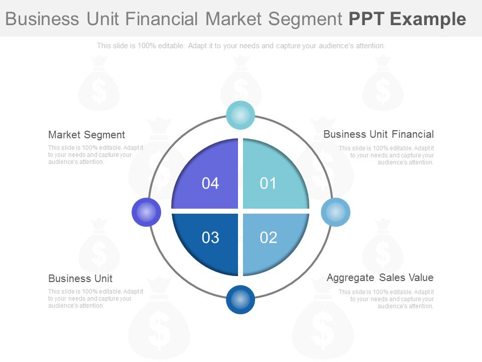 Business Unit Financial Market Segment Ppt Example