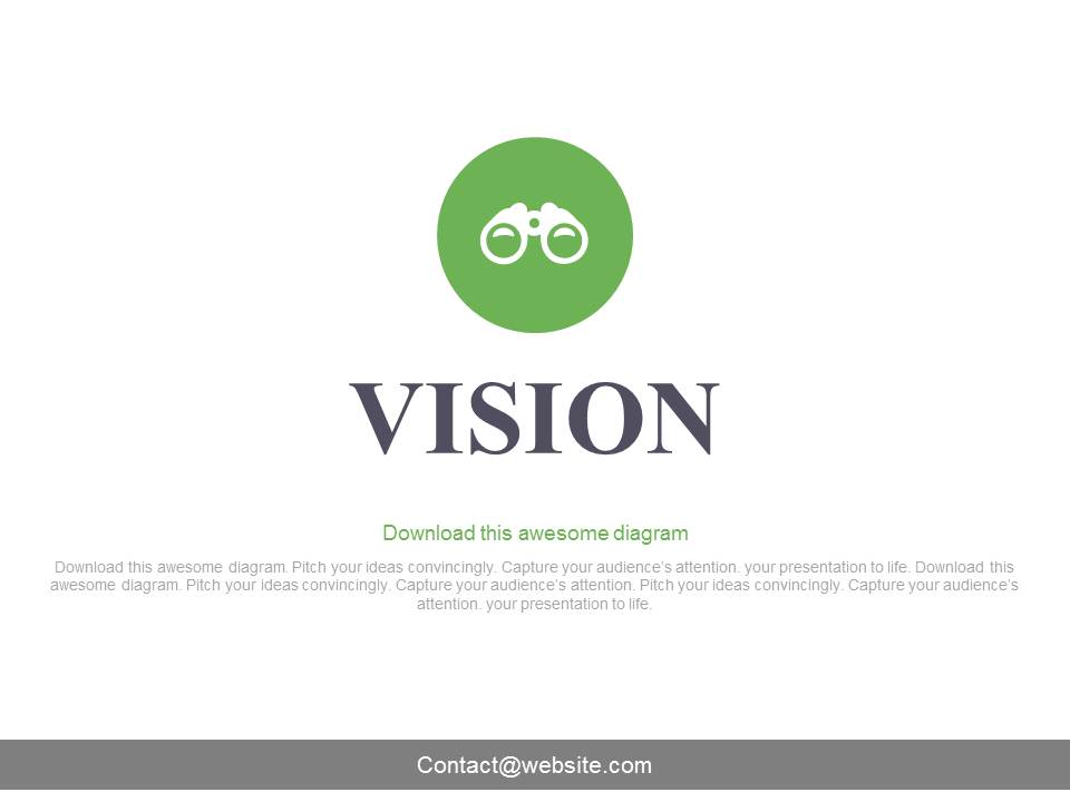 Business Vision Slide For Future Planning Powerpoint Slides