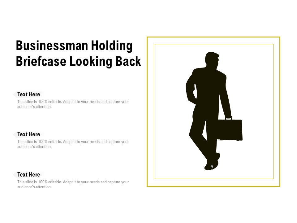 Businessman Holding Briefcase Looking Back Ppt PowerPoint Presentation File Example Introduction PDF