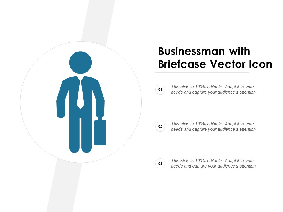 Businessman With Briefcase Vector Icon Ppt PowerPoint Presentation Ideas Graphics Download