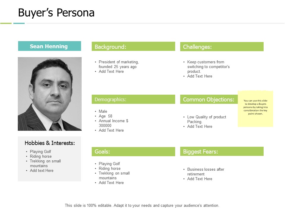 Buyers Persona Challenges Ppt PowerPoint Presentation Infographics Picture