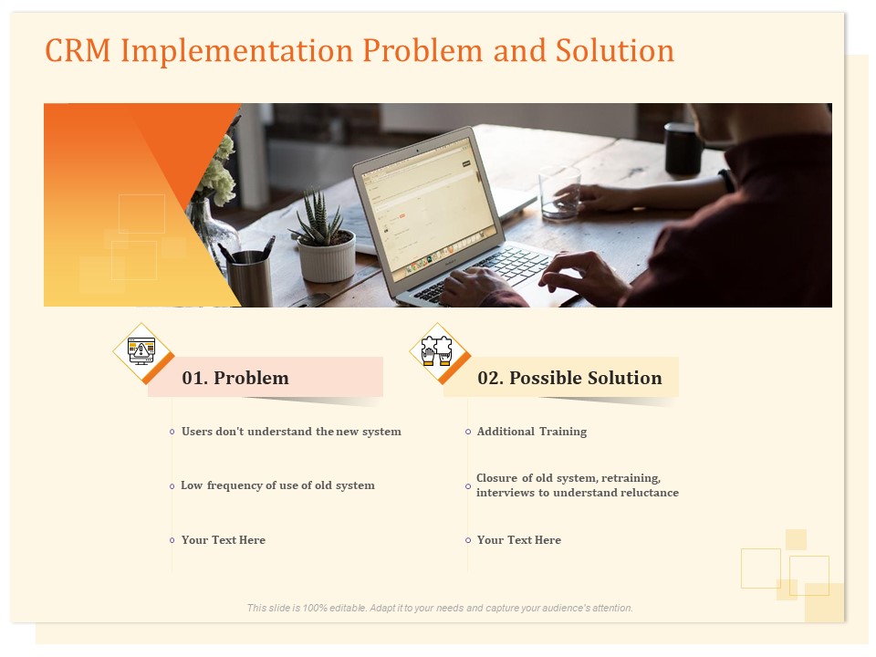 CRM Consulting CRM Implementation Problem And Solution Ppt Ideas Professional PDF
