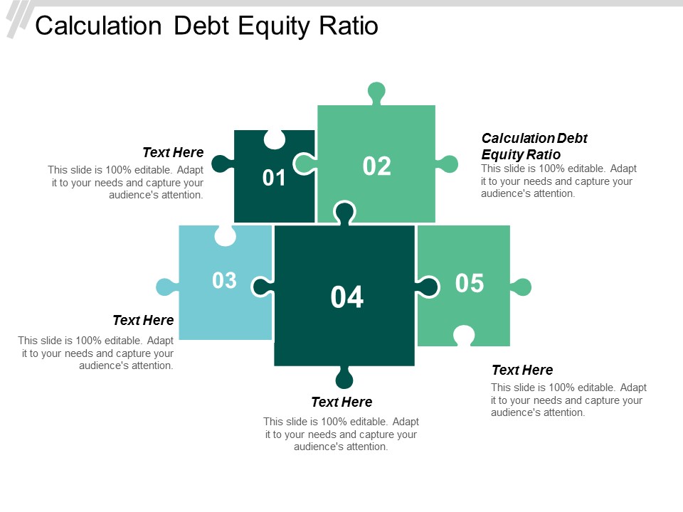 Calculation Debt Equity Ratio Ppt Powerpoint Presentation File Format Ideas Cpb