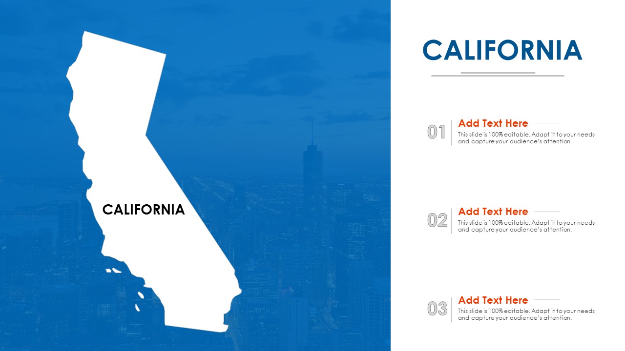 California PowerPoint Presentation Ppt Template PDF