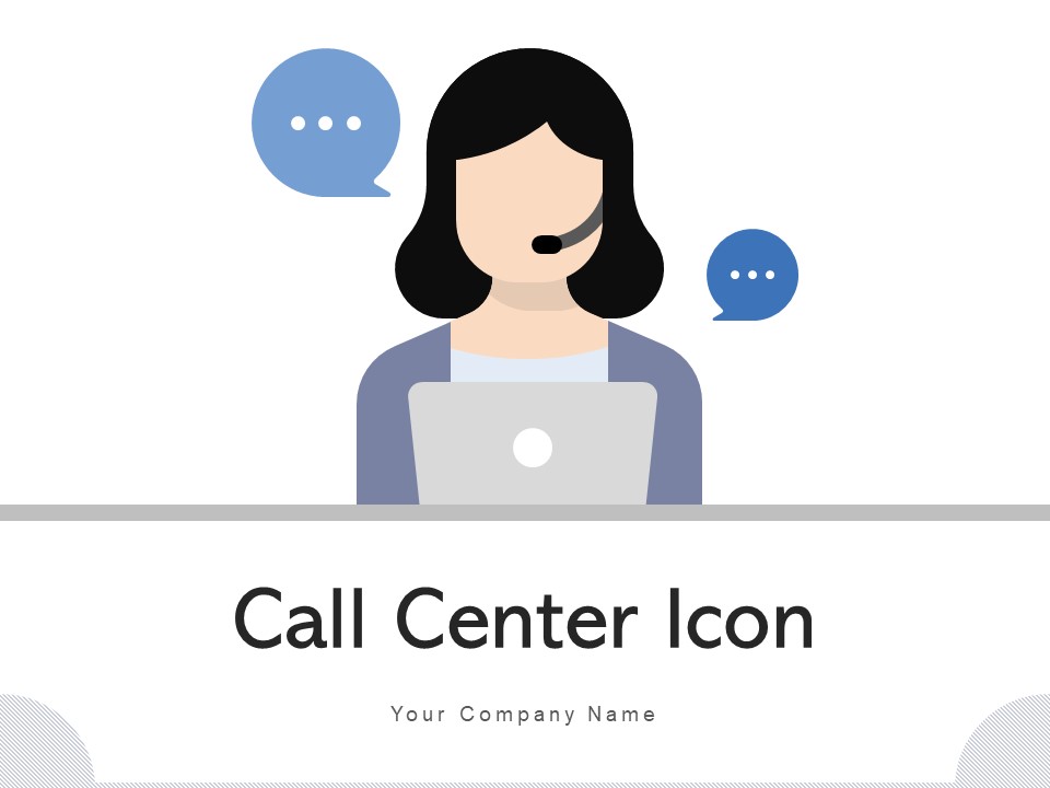 Call Center Icon Headphone Icon Employee Ppt PowerPoint Presentation Complete Deck