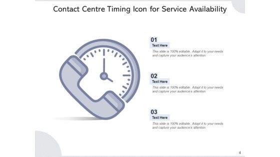Call Center Icon Headphone Icon Employee Ppt PowerPoint Presentation Complete Deck