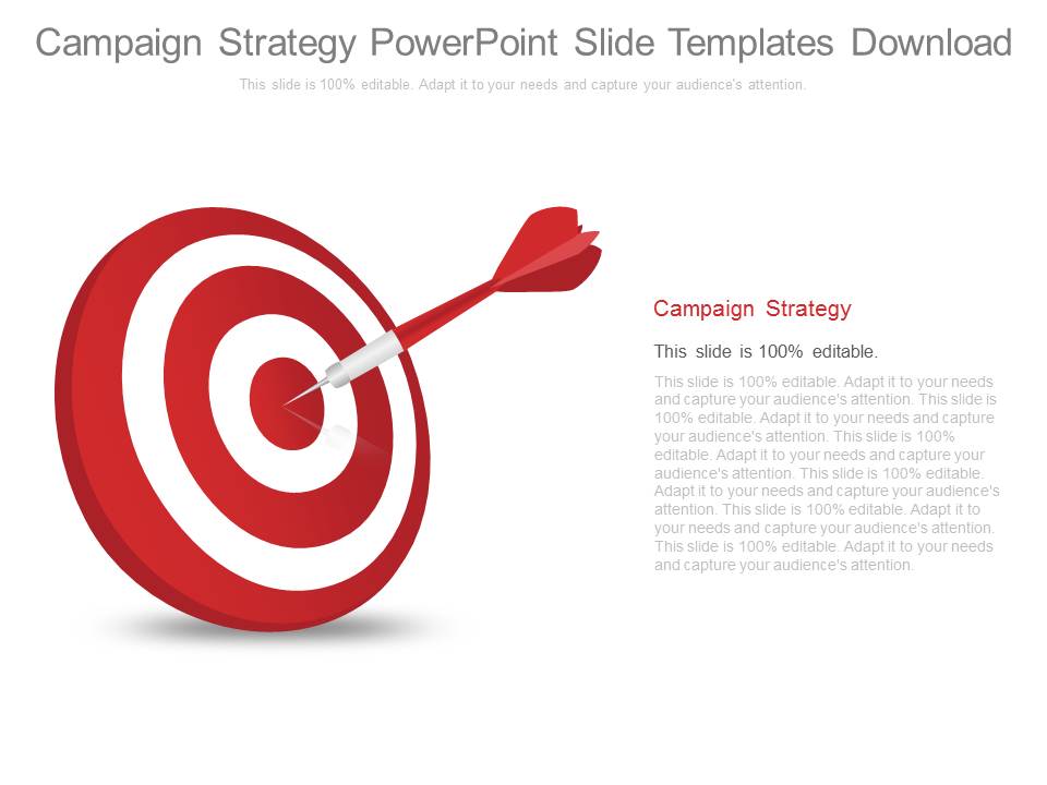 Campaign Strategy Powerpoint Slide Templates Download