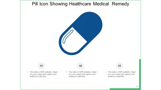 Capsule Icon Drug Medication Pharmacy Ppt PowerPoint Presentation Complete Deck