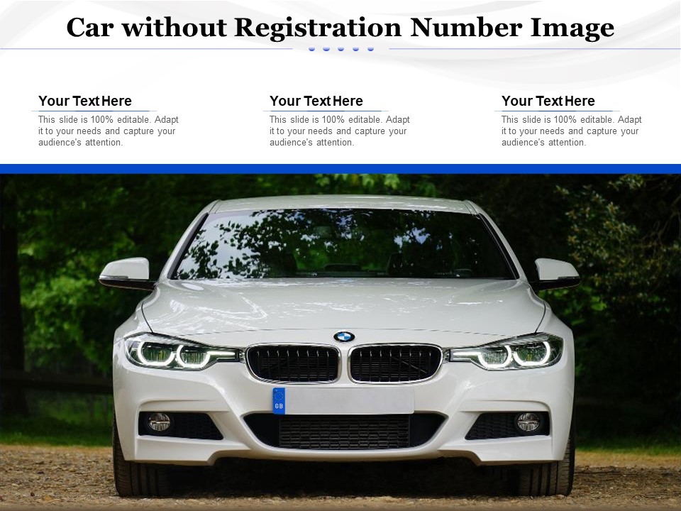 Car Without Registration Number Image Ppt PowerPoint Presentation Layouts Guidelines PDF