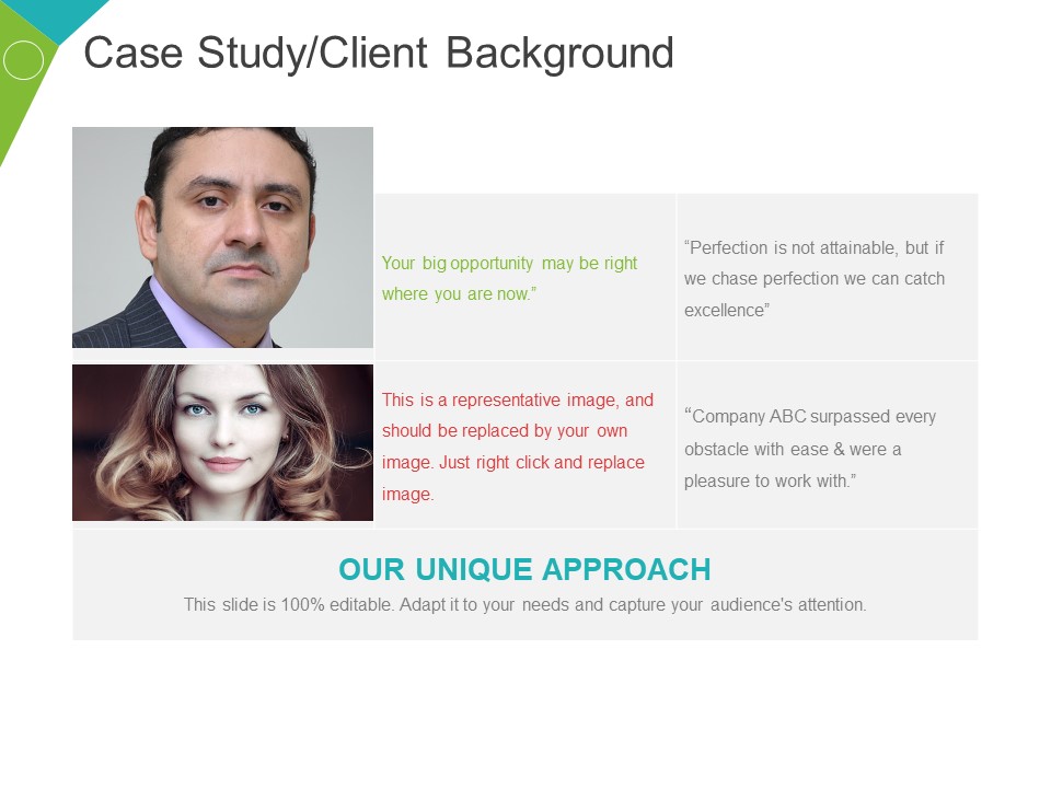 Case Study Client Background Template 2 Ppt PowerPoint Presentation Pictures Elements