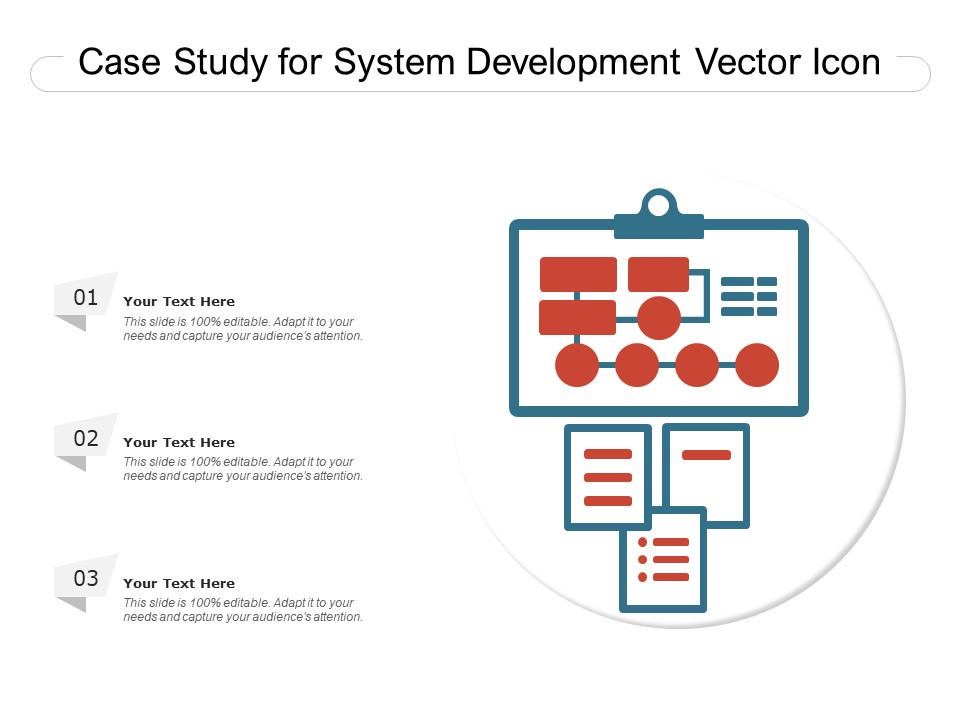 Case Study For System Development Vector Icon Ppt PowerPoint Presentation Portfolio Graphics Example PDF