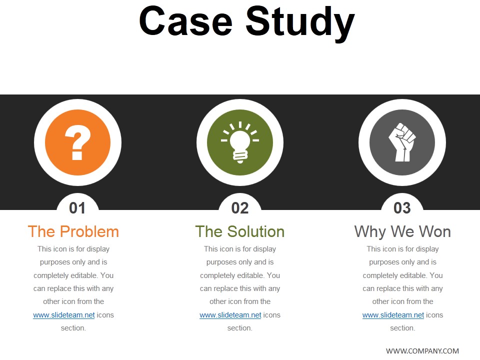 Case Study Template 2 Ppt PowerPoint Presentation Icon Gridlines