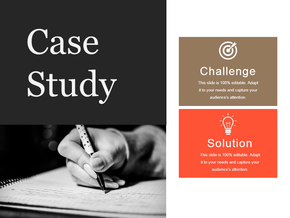 Case Study Template 2 Ppt PowerPoint Presentation Infographic Template
