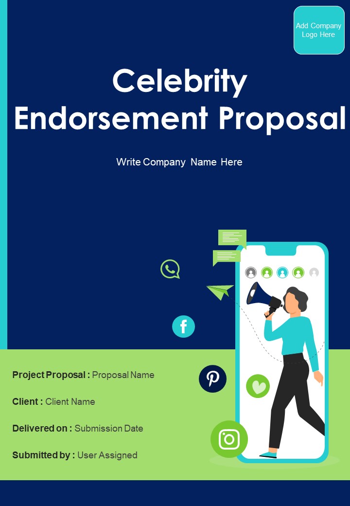 Celebrity Endorsement Proposal Example Document Report Doc Pdf Ppt