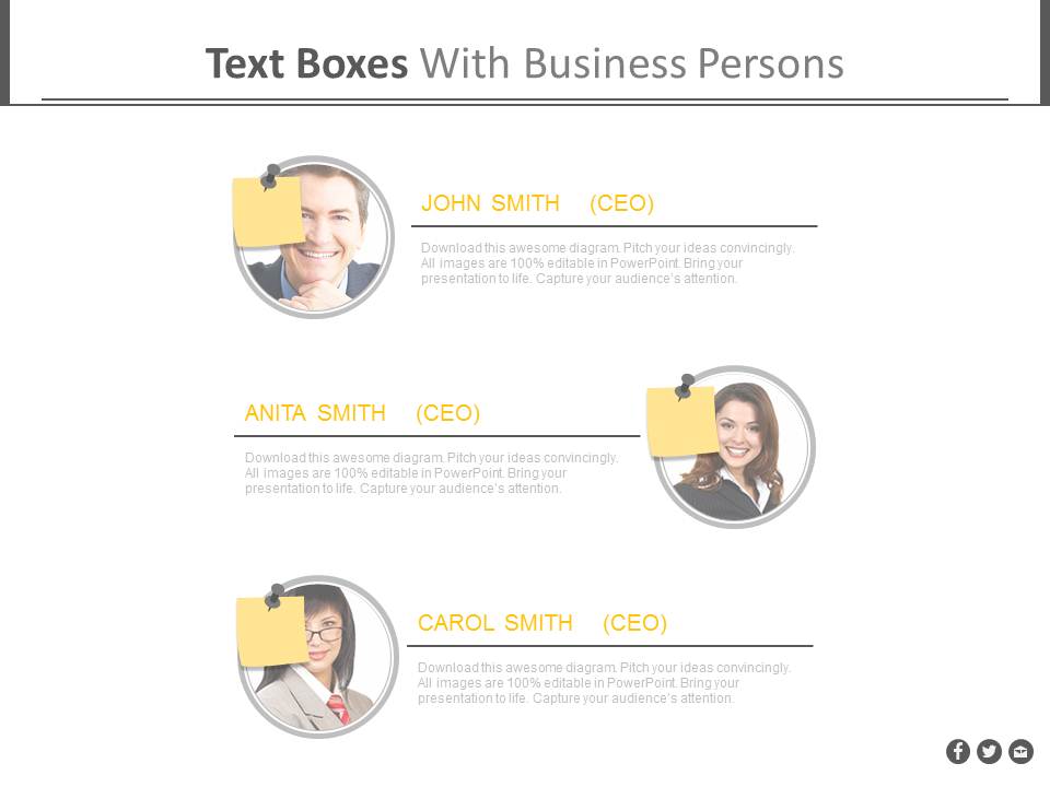 Ceo And Management Team Powerpoint Slides