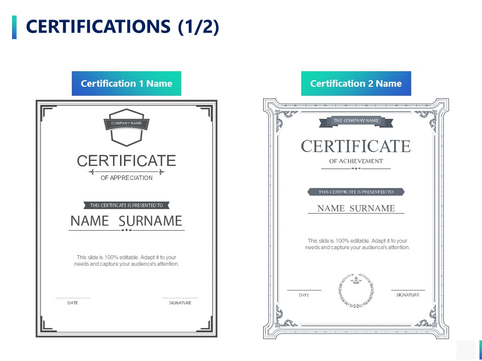Certifications Management Ppt PowerPoint Presentation Professional Format Ideas
