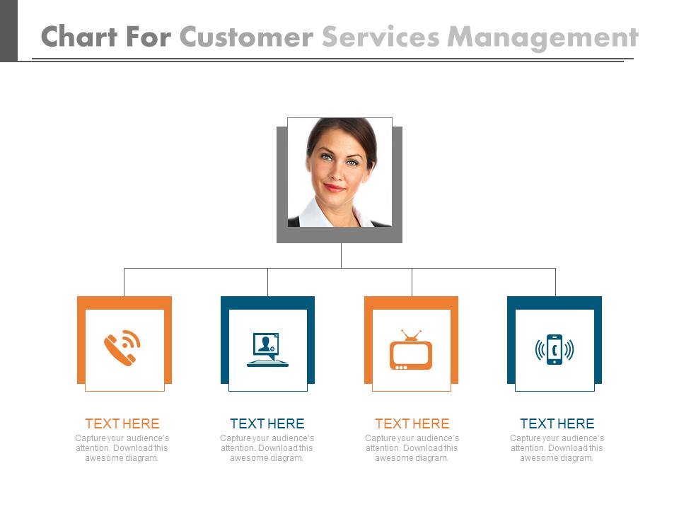 Chart For Technical Support Services Powerpoint Template