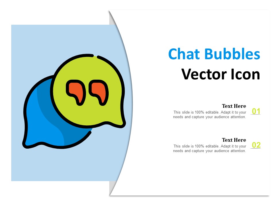Chat Bubbles Vector Icon Ppt PowerPoint Presentation Layouts Background Image