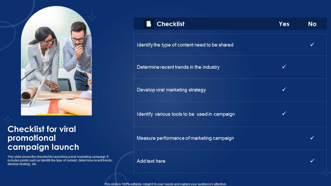 Checklist For Viral Promotional Campaign Launch Professional PDF