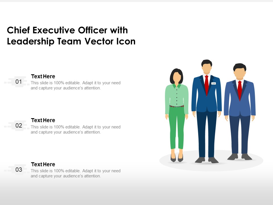 Chief Executive Officer With Leadership Team Vector Icon Ppt PowerPoint Presentation Icon Graphics PDF
