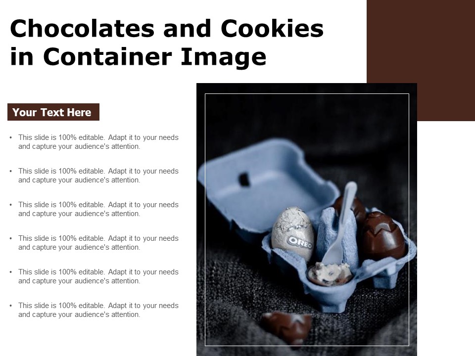 Chocolates And Cookies In Container Image Ppt PowerPoint Presentation Pictures Inspiration PDF