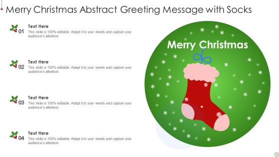 Christmas Socks Ppt PowerPoint Presentation Complete Deck With Slides