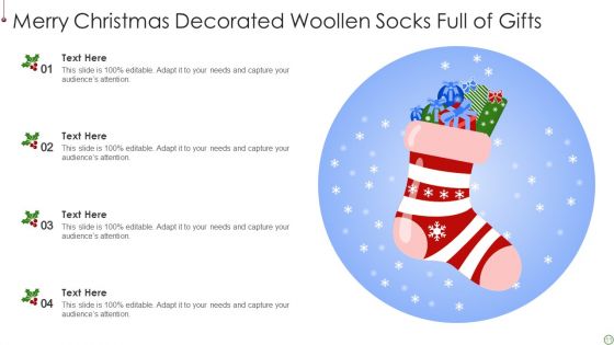 Christmas Socks Ppt PowerPoint Presentation Complete Deck With Slides