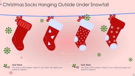 Christmas Socks Ppt PowerPoint Presentation Complete Deck With Slides