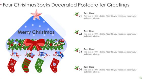 Christmas Socks Ppt PowerPoint Presentation Complete Deck With Slides