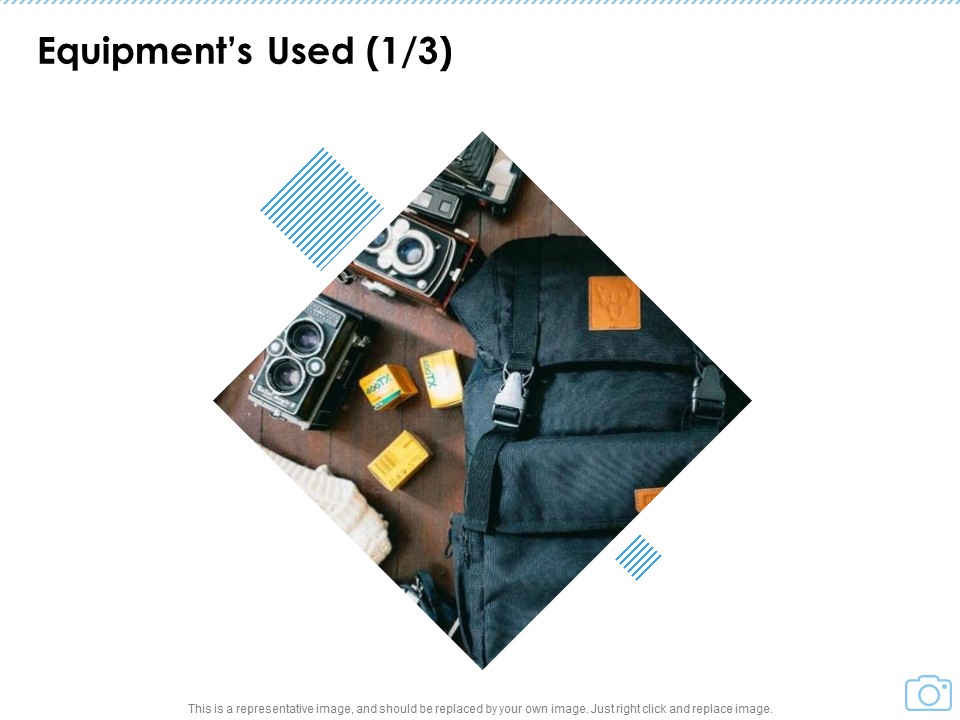 Cinematography Project Proposal Equipments Used Camera Ppt Icon Elements PDF