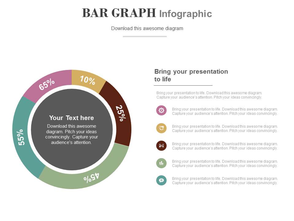 Circle Chart With Percentage Value Analysis Powerpoint Slides