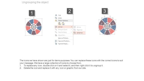 Circle Diagram For Business Marketing Mix Powerpoint Slides