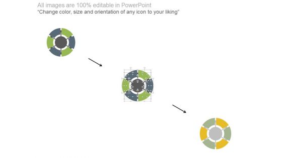 Circle Of Six Steps For Goal Planning Powerpoint Slides