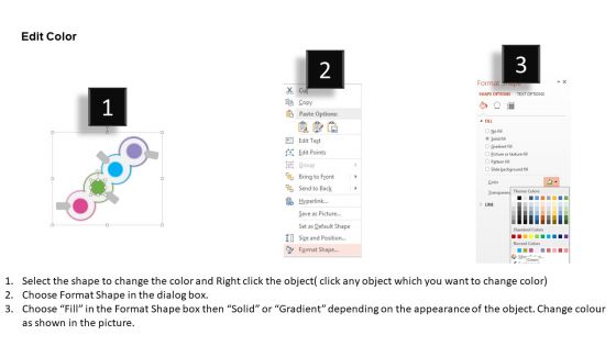 Circles With Arrows For Business Management Strategy Powerpoint Template