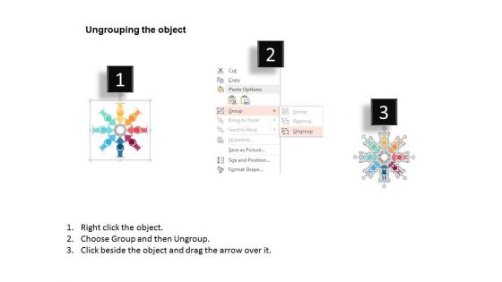 Circular Arrows Infographic For Marketing Research Powerpoint Template