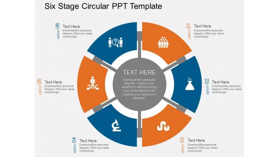 Circular Free PowerPoint Slide